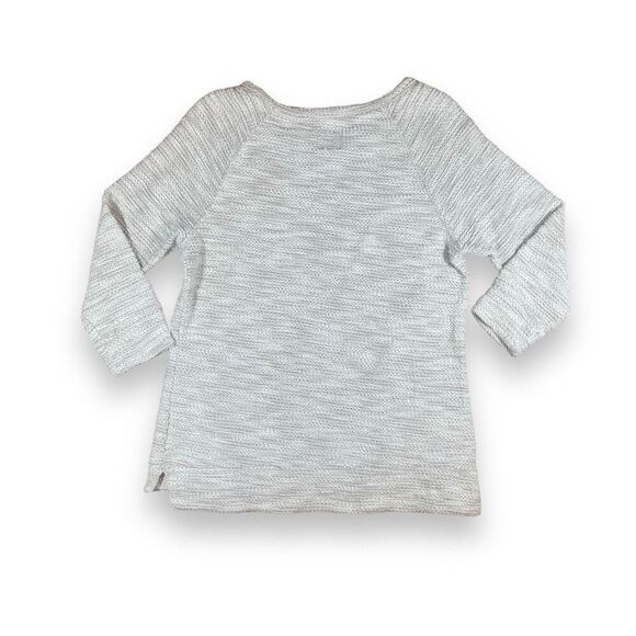 Sunday Metallic Oatmeal Knit Sweater Sz M - Picture 6 of 13